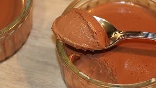 Yaourt pot de CREME CHOCOLAT  2 ingrédients [upl. by Ainigriv950]