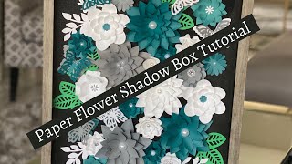 HOW TO MAKE A DRIED FLOWER SHADOW BOX  FARMHOUSE WALL ART  FLOWER FRAME  DIY FARMHOUSE DECOR [upl. by Nassi]