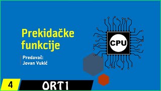 Osnovi računarske tehnike 1  4 Prekidačke funkcije [upl. by Henden]