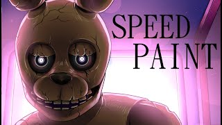 SPRINGBONNIE FNAF Speedpaint [upl. by Hannis]