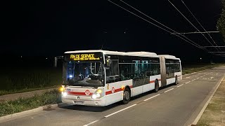 RETOUR DÉPÔT Irisbus Citelis 18 FULL KICKDOWN [upl. by Nnylylloh135]