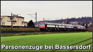 Einige Personenzugsichtungen bei Bassersdorf [upl. by Otrebogir]