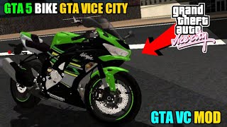 GTA Vice City Kawasaki Ninja Bike Mod  Kawasaki Ninja Bike Mod GTA Vice City AnuragGamer [upl. by Ahtanaram510]