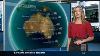 ABC WeatherPresenter Vanessa OHanlon [upl. by Thorner]