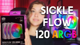 Ventiladores Cooler Master Sickleflow 120 ARGB 💥 Tu PC será cool y se hará notar 😎 [upl. by Kazimir291]