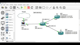 BGP AS Path Filter Mikrotik [upl. by Crispin]