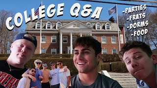 EVERYTHING COLLEGE QampA AND ADVICE UNH parties dorms frat [upl. by Grindle]