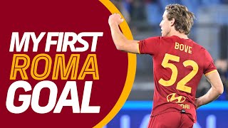 My First AS Roma Goal Bove v Verona [upl. by Iuq]