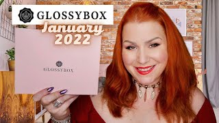 SPOILER UNBOXING GLOSSYBOX JANUARY 2022 BEAUTY BOX  TALKING ABOUT VARIATIONS [upl. by Alehcim488]