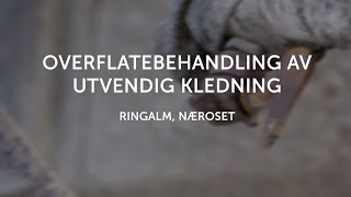 Overflatebehandling av utvendig kledning [upl. by Nilyaj]