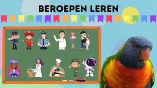 Beroepen Leren Nederlands 👩‍⚕️👮🏾🧑🏼‍🚀 Educatief Kinderfilmpje voor Peuters en Kleuters [upl. by Sorce455]