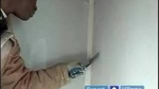 Tips On How To Install Drywall  Taping Corners of Drywall [upl. by Alyakcm970]