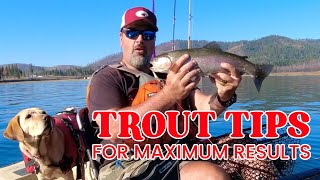 Trout Fishing Tips and Techniques Mistakes To Avoid [upl. by Snebur]