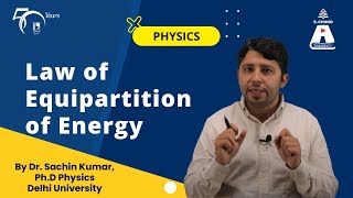 Law of Equipartition of Energy  Physics  S Chand Academy [upl. by Shatzer]