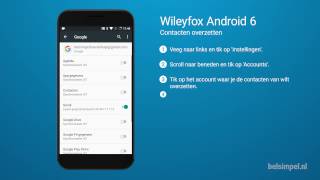 Tips amp Tricks  Wileyfox smartphone Contacten overzetten Android 6 [upl. by Rorie]