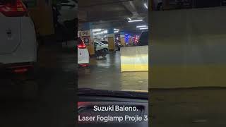 Suzuki baleno solusi lampu mobil terang fokus tembus hujan no silau Auto1 Biled Laser Foglamp Projie [upl. by Marih446]