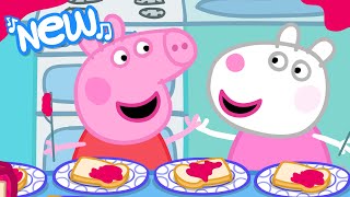 Peppas Messy Peanut Butter Jelly Song 🥜 Peppa Pig Nursery Rhymes 🍓 BRAND NEW Peppa Pig Song [upl. by Ramoj]