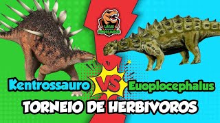 Kentrossauro vs Euoplocephalus  Grupo 1  Lucas  Batalha de Dinossauros [upl. by Snehpets562]