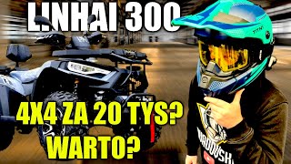 NAJTAŃSZY QUAD 4X4 W POLSCE  WARTO  WADY I ZALETY   LINHAI 300 PROMAX [upl. by Burkitt]