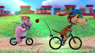 MI PERRO CHOCOLO  VALS EN BICICLETA  CANCIONES INFANTILES PARA JUGAR Y HACER EJERCICIOS [upl. by Aneis189]