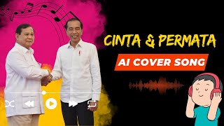 Cinta Dan Permata  Duet Cover Pak Jokowi dan Pak Prabowo AI COVER SONG [upl. by Hattie]