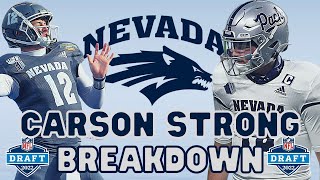 QB Carson Strong Player Breakdown 2022 NFL Draft  Dude is a DEEP BALL HUNTER [upl. by Barling169]