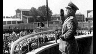 Benito Mussolini  Udine Discorso del 20 Settembre 1938 con Testo [upl. by Ennovi]