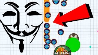 Agario Solo Vs Noob Hacker Agario Best Funny Moments [upl. by Relyhs]