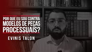 Por que eu sou contra modelos de peças processuais [upl. by Remington]