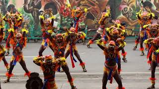 Dinagyang2018 The quotPanayanonquot Tribe performs for the international audience at iloilo [upl. by Yerdna]