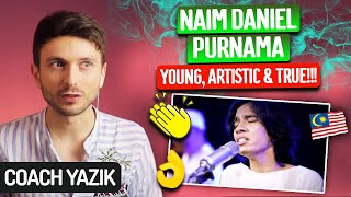 YAZIK reacts to PURNAMA  Naim Daniel [upl. by Grannias]