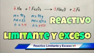 Reactivo Limitante y en Exceso paso a paso [upl. by Heady]