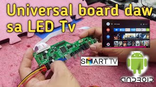 HOW TO INSTALL LED UNIVERSAL BOARD  PAANO GAMITIN ANG LED UNIVERSAL BOARD how howtorepair smart [upl. by Dixie796]