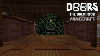 Doors The Backdoor Map Minecraft Bedrock BETA [upl. by Negris]