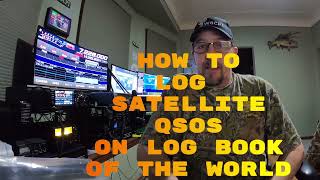 Logging Satellite QSOs on Logbook of the World [upl. by Eladnwahs]