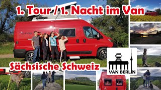 1 Tour amp 1 Nacht mit dem neuen Van Clever Move Dresden  Sächsische Schweiz  Elbsandsteingebirge [upl. by Halima]