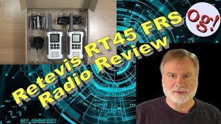 Retevis RT45 FRS Radio Review 162 [upl. by Nimajneb]