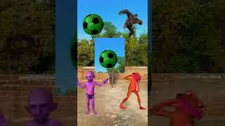 Routing football to  frog  jocker  gorila  Ami to cosita vfx video 😂  shortsviral subscribe [upl. by Eitsrik]