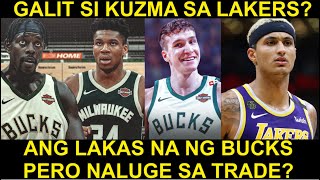 KYLE KUZMA NAGBANTA SA LAKERS  NALOKO NA ANG BUCKS SUMUGAL NA KAY HOLIDAY [upl. by Estele]