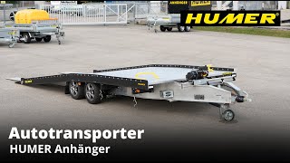 Ein Autotransporter der Königsklasse  HUMER Anhänger [upl. by Geer]