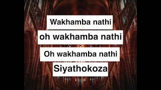 Siyabonga Jesus Wa Hamba NathiSolly MahlanguLyric Video1280x1024 [upl. by Audwin]