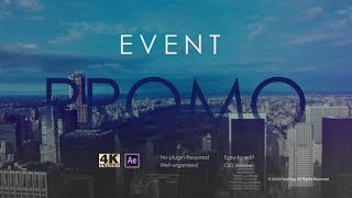 Event Promo After Effects template [upl. by Yim]