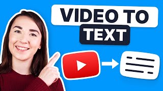 How to Transcribe a YouTube Video  Video to Text [upl. by Leunas]