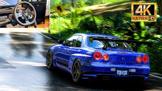 797HP NISSAN SKYLINE GTR R34 VSPEC  FORZA HORIZON 5  Logitech G923 Steering Wheel Gameplay [upl. by Waxler]