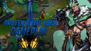 WILD RIFT DRAVEN  TOP 1 DRAVEN GAMEPLAY  RITMO FATAL [upl. by Halda232]