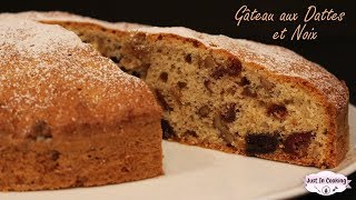 Recette de Gâteau Moelleux aux Dattes et aux Noix [upl. by Modesta941]