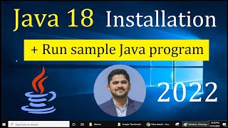 How to Install Java JDK 18 on Windows 10 [upl. by Halyak]