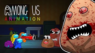 어몽어스 VS POU  Among Us vs Bous Revenge  Among Us Animation [upl. by Bolt144]