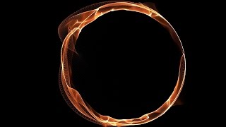 Motion Background  Gold Ring Circle Effect [upl. by Cullie]