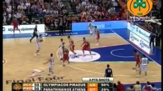 HighLights Final 4 2009 Berlin SemiFinal OlympiakosPAO [upl. by Orva]